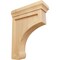Ekena Millwork 2 1/2"W x 6"D x 8"H Medium Gomez Wood Bracket, Red Oak BKTW02X06X08GORO - alternate 1